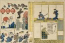 Photo.02 座敷の廻り灯籠　歌川貞重(国輝)画　たばこと塩の博物館蔵