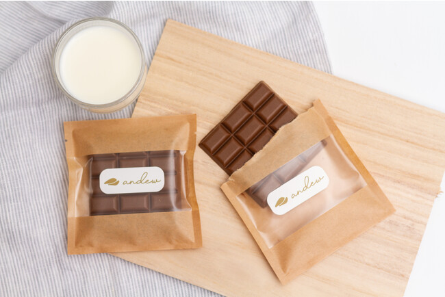 「世界一やさしいチョコレート」から、11月23日（木）に新作の「andewタブレット（ミルク）」が発売！