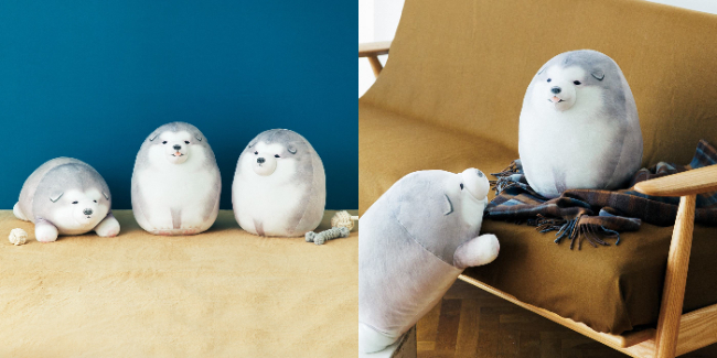 もふもふかわいい“あの犬”といっしょに暮らせる「まんまるころころ アラスカンマラミュートの子犬 実物大クッション」がフェリシモ「YOU+MORE!」から誕生