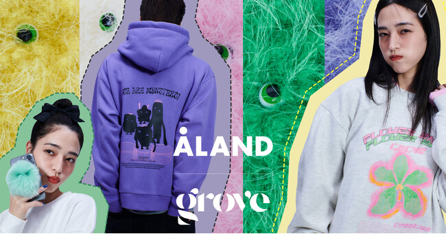 ALANDが韓国で話題沸騰のフラワーブランド「GROVE」とコラボ！GROVEにとってファッションブランドとの商品コラボレーションは初