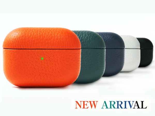 厳選した本革アクセを取り入れて。新作AirPods（エアポッズ）ケースを発表！日々持ち歩くものだから