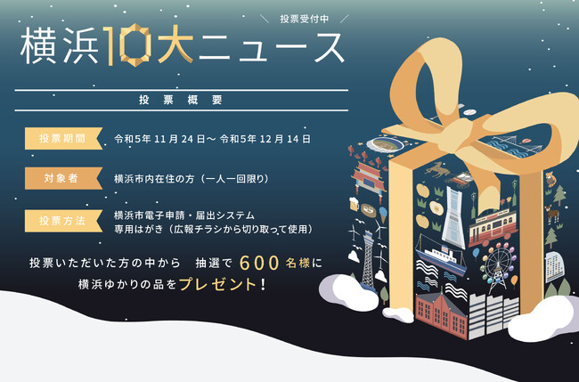「2023年 横浜１０大ニュース」投票受付中（12/14〆切）