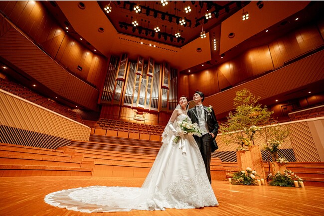 【川崎日航ホテル】“ホテル開業60周年記念第一弾”貸切の音楽ホールで結婚式「かわさきシンフォニーウエディング」を1組限定で販売