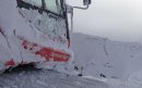 Immun'Age×雪景色に映える赤い圧雪車ピステンブーリー
