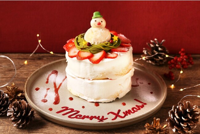 スノーマンが主役のクリスマスパンケーキ！大名古屋ビルヂング「YURT（ユルト）」から、『Xmas スノーマンパンケーキ』が11/27より期間限定で登場