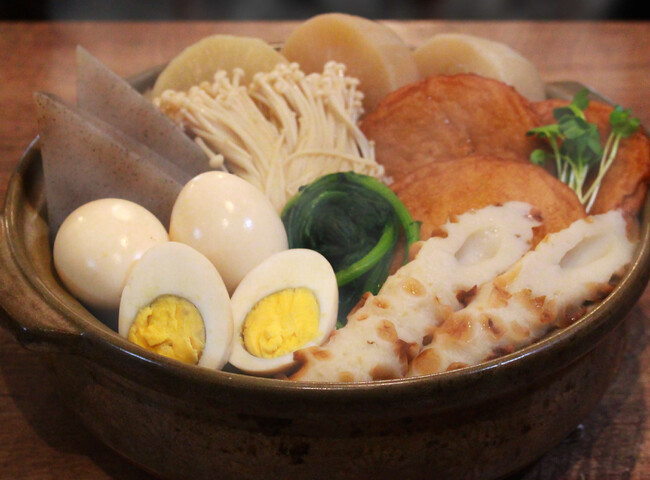 贅沢海鮮おでん食べ放題991円(込1,090円)｜時間無制限飲み放題ご利用のお客様限定｜おでんと日本酒のマリアージュが楽しめる｜11/27～12/14、日本酒原価酒蔵 新宿総本店/池袋西口店限定で開催