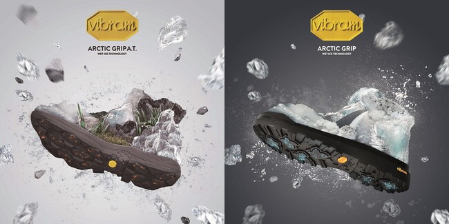 ヴィブラムが開発した最先端のウィンター用グリッピングシステムVIBRAM ARCTIC GRIP（アークティック グリップ）シリーズ