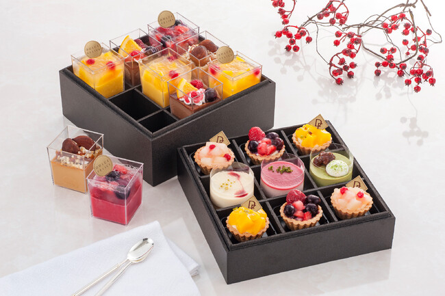 【KEYUCAのスイーツブランドDOLCE FELICE】【迎春限定】彩り華やか！家族が集うお正月にぴったりなおせち風のスイーツボックスが登場！