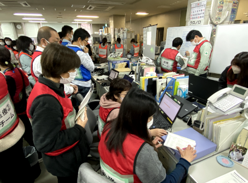 大阪府内初！医師会・歯科医師会・薬剤師会等外部団体と災害時医療本部・応急救護所設置運営合同実動訓練を実施
