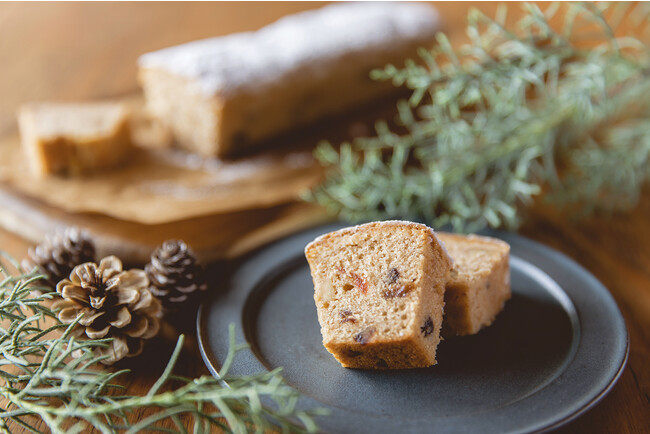 こめ油と米粉のシリーズ「come×come（コメトコメ）」より冬季限定商品「冬のふんわり シュトーレン風パウンド」予約受付中！