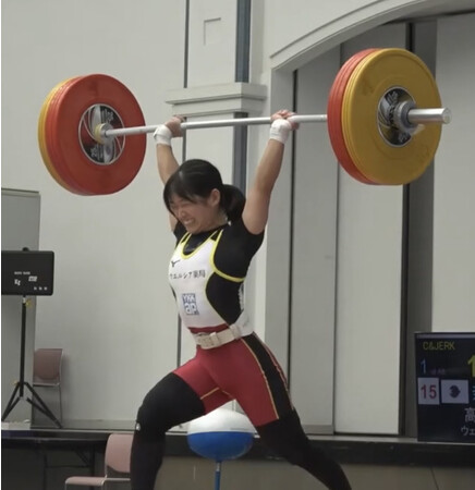 女子ウエイトリフティング 高橋いぶき選手が優勝