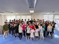 ＜開催報告＞サギヌマスイミングクラブが競泳日本代表 川根 正大選手の特別講演会を開催