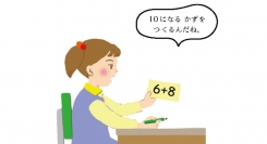 親も子も指導者も頭を悩ます、くりあがり・くりさがり計算。くりさがりから始めるやり方でスムーズに学習できます。