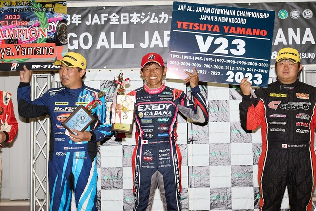 山野哲也選手がアルピーヌA110SでJAF全日本ジムカーナ選手権2023年シーズンPE1クラスチャンピオンを獲得