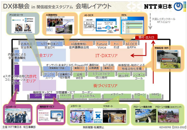 安全と街づくりをテーマにした、スマートインフラと最先端技術による「ＤＸ体験会」を開催します　～AI・ドローン・映像・メタバースなどによるDXソリューションが一同に集結！～