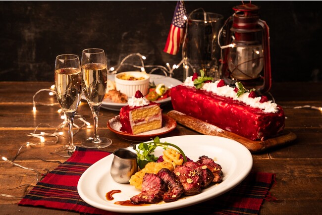 【2023クリスマスコースの受付開始！】聖夜に楽しむアメリカンなXmas限定プランをご用意！HangOut HangOver渋谷店・新宿店にてご予約受付中