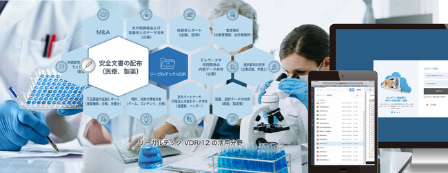 リーガルテック社、「リーガルテックVDR 安全文書の配布」を用いて、製薬、医療機関のデータ共有を支援
