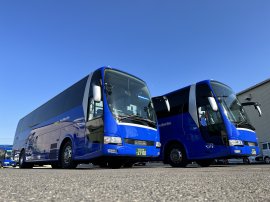 当路線で使用する高速乗合バス車両 （三菱ふそう　エアロクィーン）