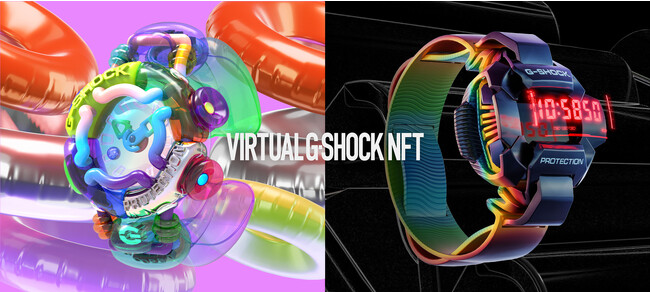 未来の耐衝撃構造をコンセプトにしたVIRTUAL G-SHOCK NFTを販売