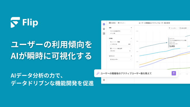 「LAUNCHPAD SEED 2023 Winter」決勝に進出、プロダクト分析ツール「Flip」が本日よりクローズドβ版のユーザーの募集を開始