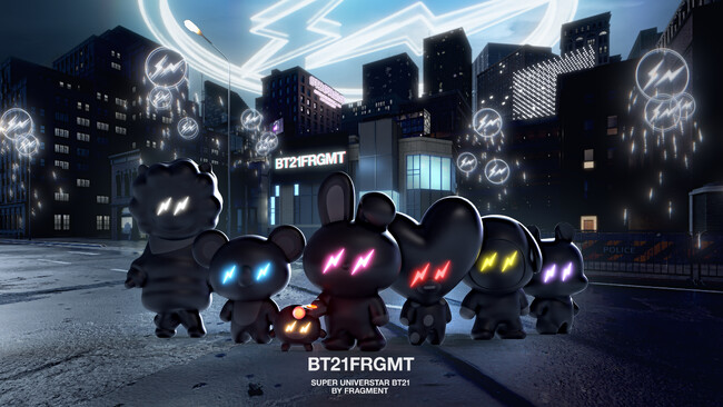 LINE FRIENDSの人気キャラクターブランド「BT21」が、藤原ヒロシ氏率いる「FRAGMENT」とコレボレーション！ 12月1日(金)より新発売