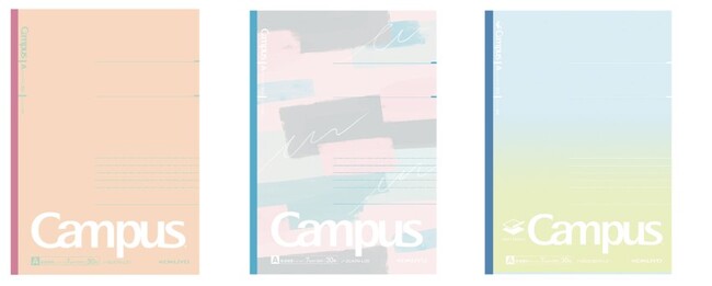 限定デザインのキャンパスパックノート3種を発売