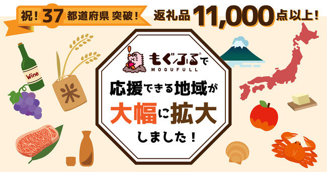 Wismettacグループの食特化型ふるさと納税サイト「もぐふる」で応援できる自治体数・返礼品数が大幅に増加～取扱い返礼品数が11,000以上に拡大
