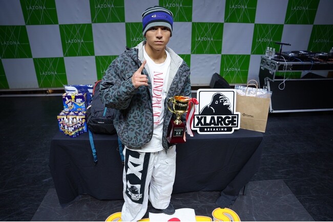 Bboy RA1ONがブレイクダンスキッズ日本一を決める「Breakdance Dream Cup 2023」にて優勝
