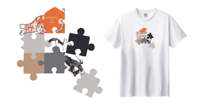 【埼玉県三郷市】保護猫チャリティTシャツプロジェクト第二弾として、エンクル株式会社が手掛ける「猫専用賃貸住宅」とのコラボTシャツの販売を開始しました。