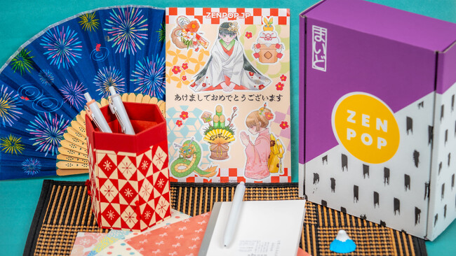 日本のお正月を海外に！ZenPopがお正月をテーマにしたオリジナルシール入りサブスクリプションボックスを12月1日（金）より発売