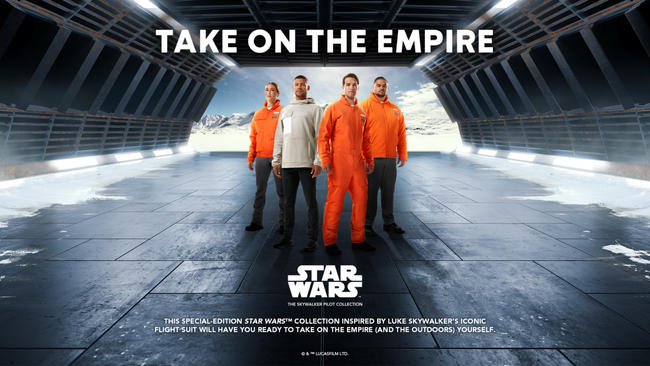 ファン待望のスター・ウォーズとコロンビアの共同プロジェクトの新作コレクション登場『Star Wars: The Skywalker(TM)︎ Pilot Collection』