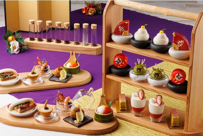 【都シティ 大阪天王寺】初春のアフタヌーンティー ～ショコラの縁起物の数々～ を販売