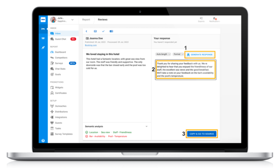 TrustYou (トラスト・ユー）、responseAIの返信コメント生成毎にかかるクレジット消費を無制限に  