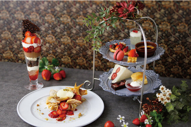 苺とショコラのアフタヌーンティーなど、神戸の洋菓子屋「PATISSERIE TOOTH TOOTH」より、冬においしい苺スイーツが登場！