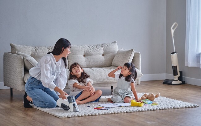 洗えない、からの解放。汚れが気になってもなかなか洗えなかった布製品を水の力で強力クリーニング！