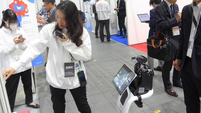 iPresenceが1日に50名の遠隔参加者にローカル５Gとテレプレゼンスアバターロボットを活用した、展示会遠隔商談体験・アクセス管理システムを実証。遠隔名刺交換・後日商談も実現！【実施報告】