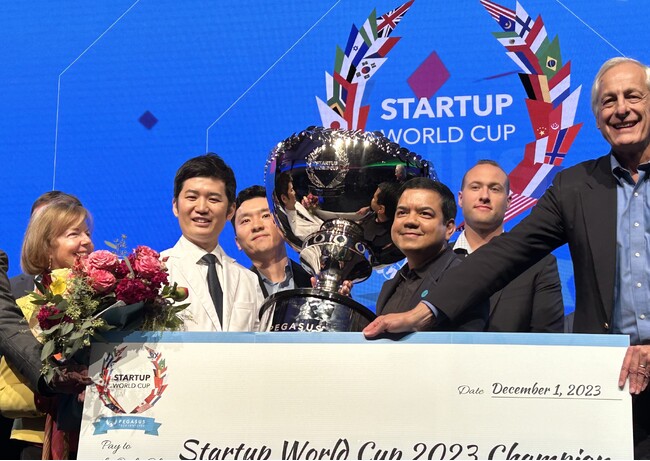 アイリス、「スタートアップワールドカップ2023」世界大会で優勝