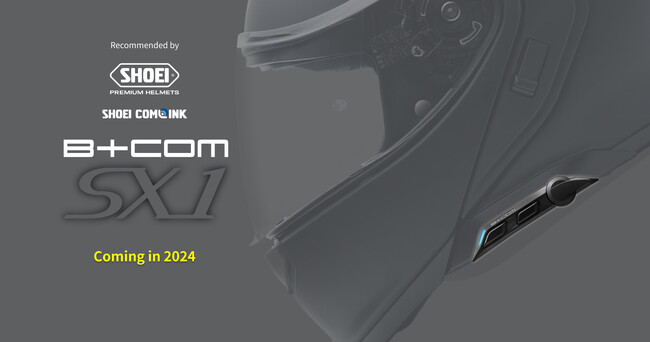 B+COMシリーズ新製品「B+COM SX1」発表のご案内