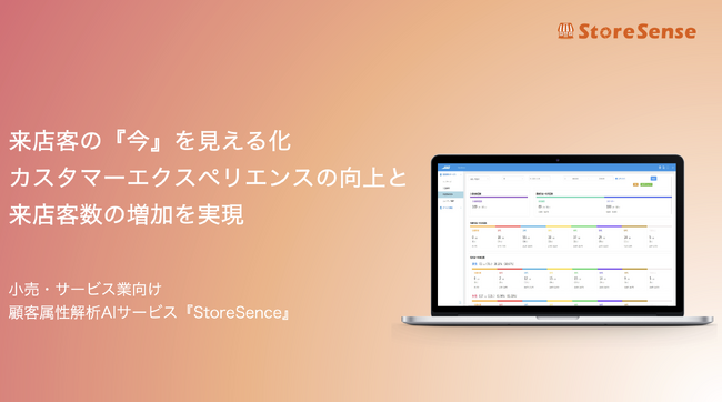 AIカメラでリアル店舗の購買行動を可視化「StoreSence（β版）」の提供開始