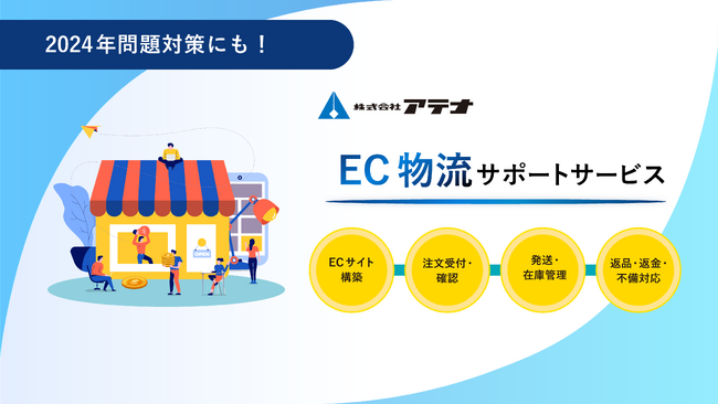 【株式会社アテナ】EC事業者向け物流サポートサービスページを公開