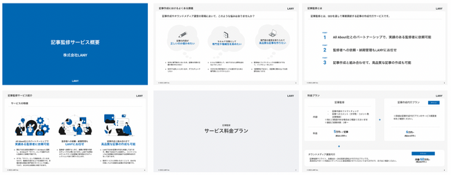 総合情報サイト「All About」と提携し、記事監修プランを新規リリース