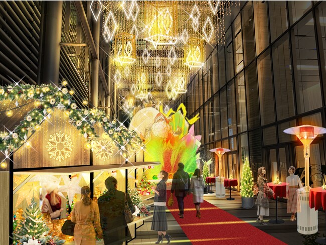 東京ミッドタウン八重洲で過ごす特別なクリスマス　イルミネーションとともに楽しめるクリスマスマーケット開催　館内店舗ではこの冬だけの限定メニューやアイテムが登場