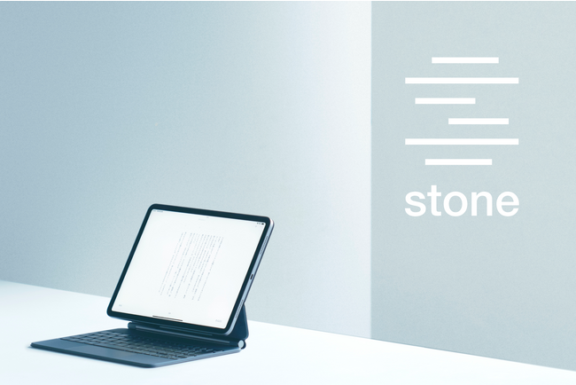 日本デザインセンターが、書く気分を高めるアプリ「stone」のiPad版を無料リリース