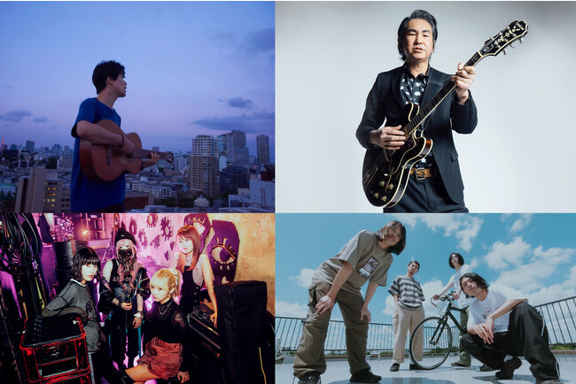 Yogee New Waves角舘健悟が田島貴男のコラボ・ゲストとして出演決定！エピフォン150 周年記念ライブ 『Epiphone 150th Anniversary Beyond＋』