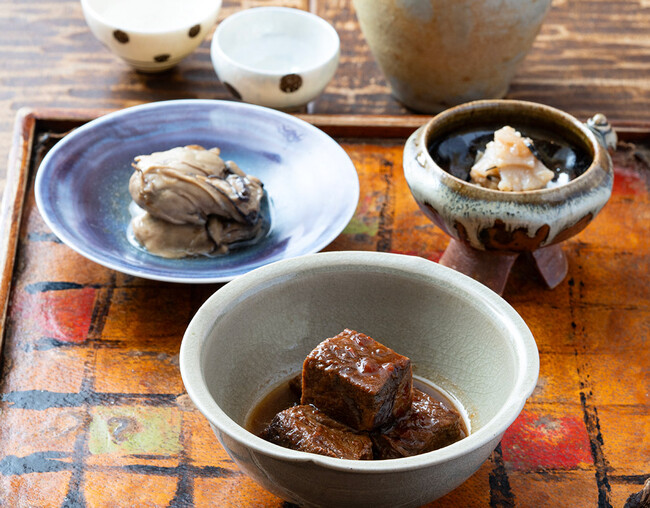 東京・千歳烏山 東白庵かりべの「冬のそば前」そばを手繰る前の酒肴３品のお取り寄せ