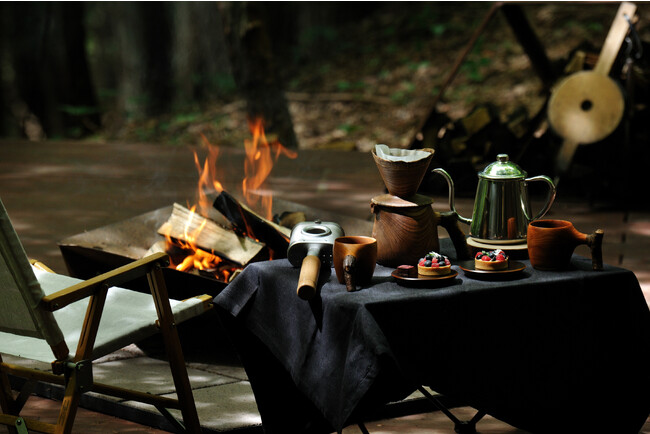 【星のや富士】自ら熾（おこ）した焚き火で淹れたコーヒーを楽しみ、新たな魅力を発見する「コーヒーディスカバリー」今年も開催｜期間：2024年3月1日～5月31日