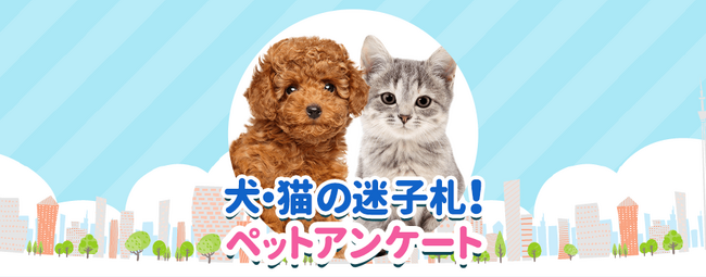 犬猫の迷子札事情を調査！対象者様全員に迷子札プレゼントキャンペーン実施中