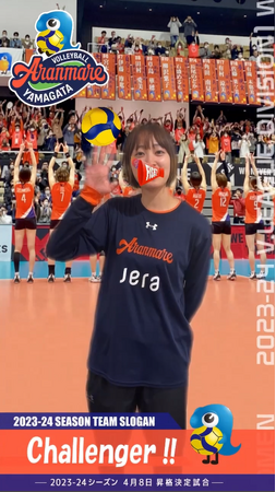 ProVision、Vリーグ1部所属女子バレーボールチーム「アランマーレ山形」へInstagram用ARフィルターを提供