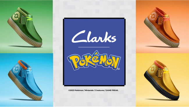 CLARKS TORHILL X POKEMONのコラボレーションモデルが発売