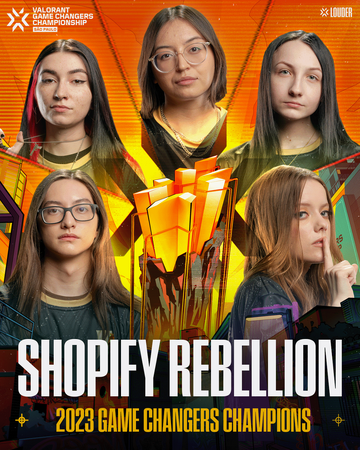 女性限定の公式大会「VALORANT Game Changers CHAMPIONSHIP 2023」VALORANT女性大会の世界王者は「Shopify Rebellion」に！